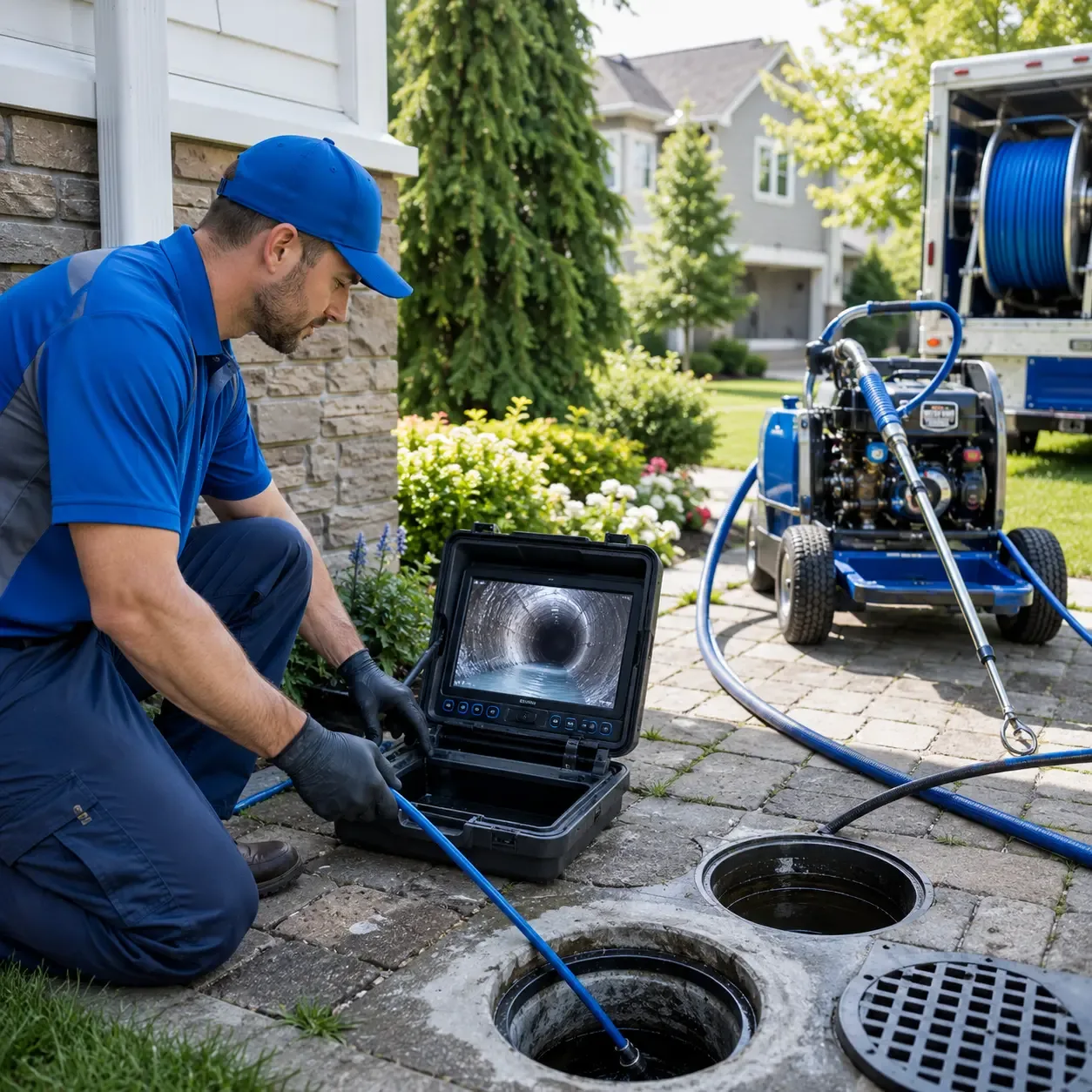 Outdoor drain cleaning professionals serving Wingate, TX